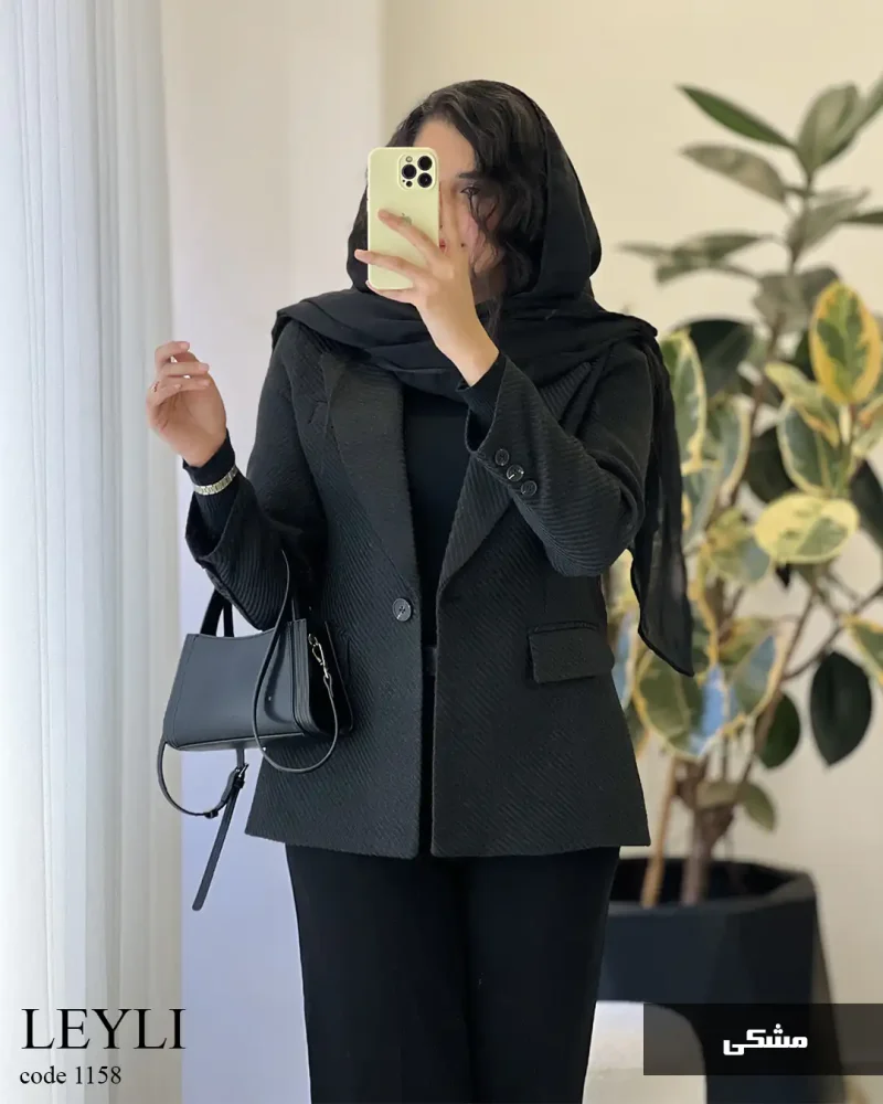 کت مدل لیلی جنس فوتر کجراه کد 1158 - تصویر 8