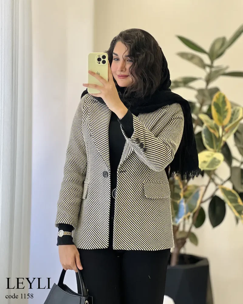 کت مدل لیلی جنس فوتر کجراه کد 1158 - تصویر 7