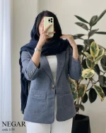 کت مدل نگار جنس جناغی کجراه کد 1156 - تصویر 4