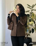 کت مدل لیلی جنس فوتر کجراه کد 1158 - تصویر 4