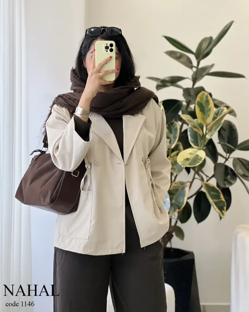 بارونی مدل نهال جنس سانتانا کد 1146 - تصویر 4