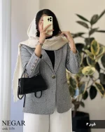 کت مدل نگار جنس جناغی کجراه کد 1156 - تصویر 8