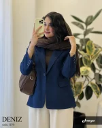 کت مدل دنیز جنس مخمل کبریتی ریز کد 1150 - تصویر 4