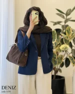 کت مدل دنیز جنس مخمل کبریتی ریز کد 1150 - تصویر 7