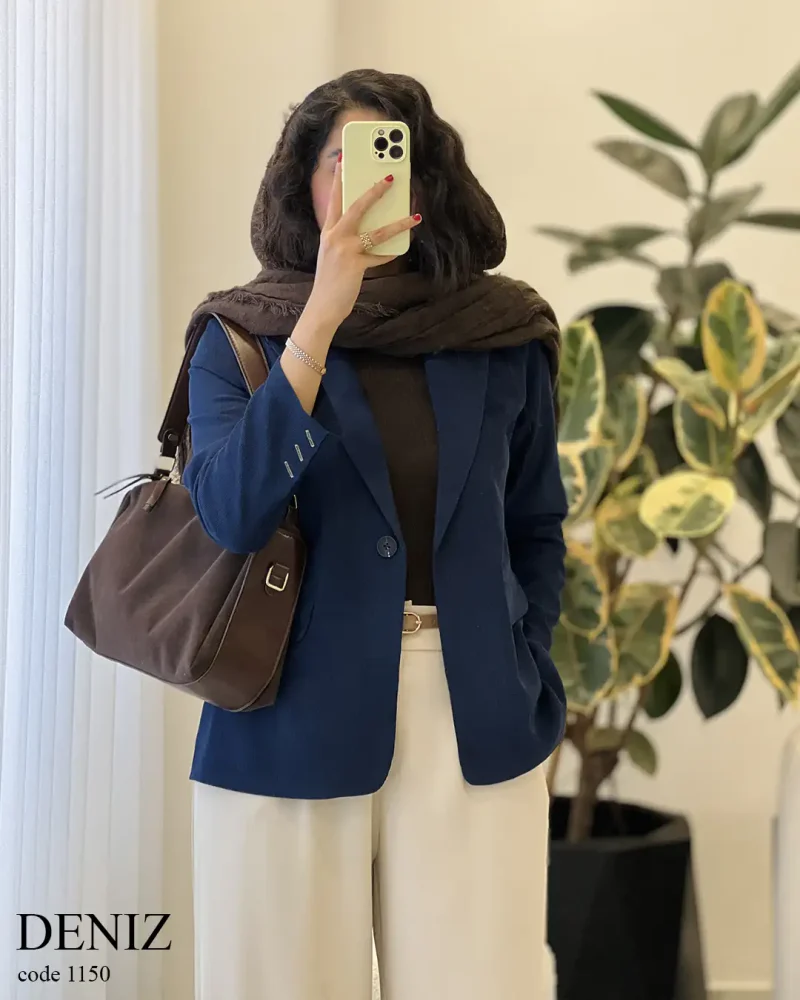 کت مدل دنیز جنس مخمل کبریتی ریز کد 1150 - تصویر 7