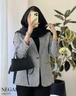 کت مدل نگار جنس جناغی کجراه کد 1156 - تصویر 2