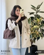 حراج بارونی مدل رامک جنس سانتانا گرم بالا کد 1172 - تصویر 11