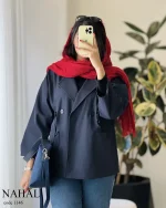 بارونی مدل نهال جنس سانتانا کد 1146 - تصویر 9