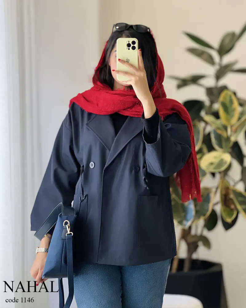 بارونی مدل نهال جنس سانتانا کد 1146 - تصویر 9