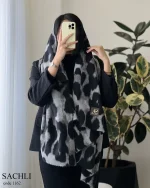 شال مدل ساچلی جنس موهر کد 1162