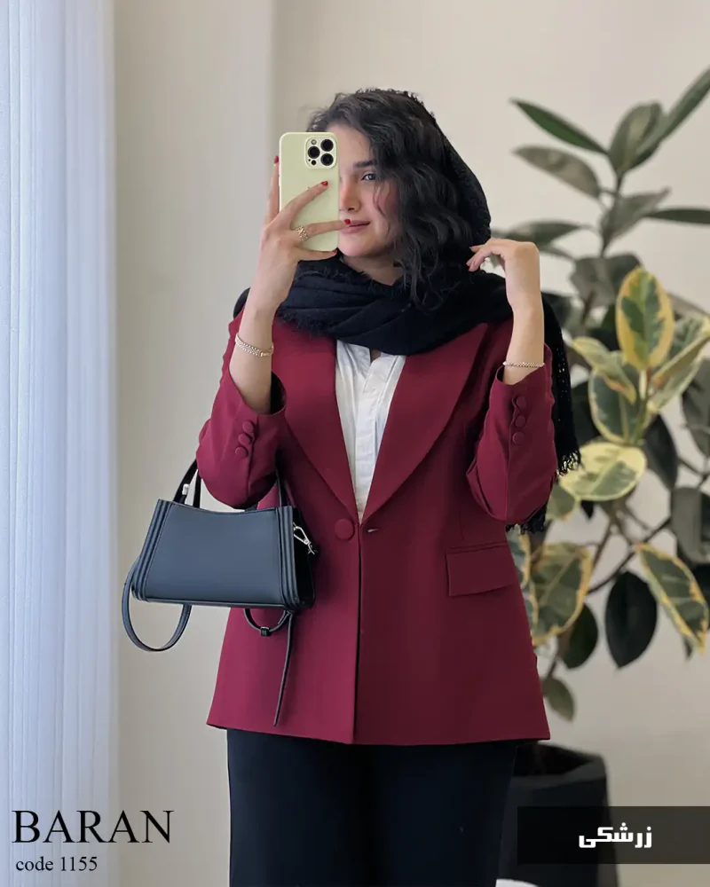 کت مدل باران جنس مازراتی کد 1155 - تصویر 2