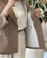 کت مدل باران جنس مازراتی کد 1155 - تصویر 11