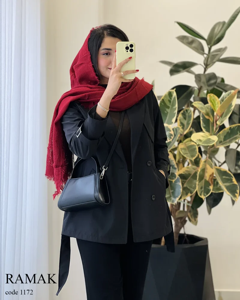 حراج بارونی مدل رامک جنس سانتانا گرم بالا کد 1172 - تصویر 10