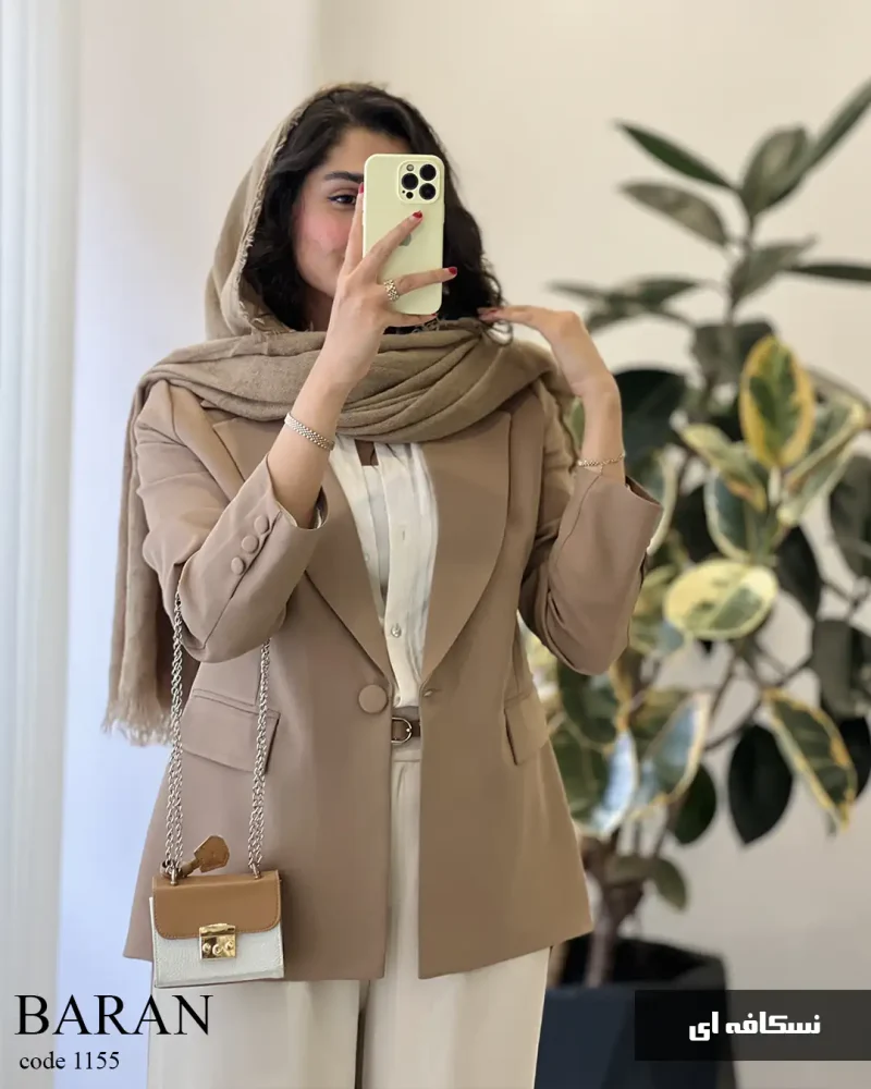 کت مدل باران جنس مازراتی کد 1155 - تصویر 8