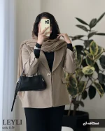 کت مدل لیلی جنس فوتر کجراه کد 1158 - تصویر 3