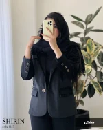 سری اول پیش فروش کت شیرین جنس مخمل ترک کد 1153 - تصویر 5