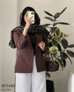 کت مدل ستاره جنس کتون ایشو کد 1184 - تصویر 11