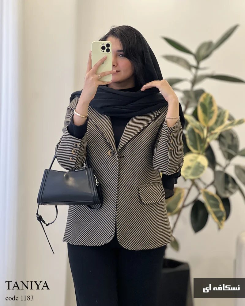 مدل تانیا جنس فوتر کجراه توییت کد 1183 - تصویر 5