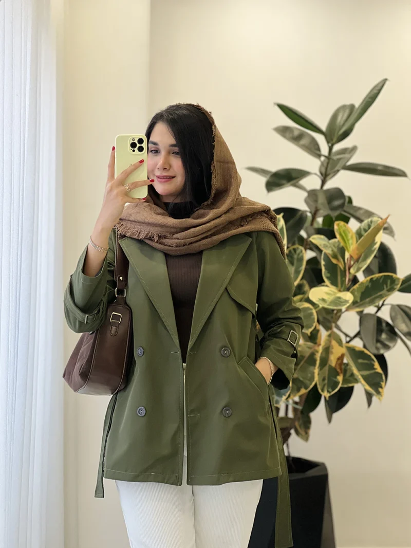 حراج بارونی مدل رامک جنس سانتانا گرم بالا کد 1172 - تصویر 15