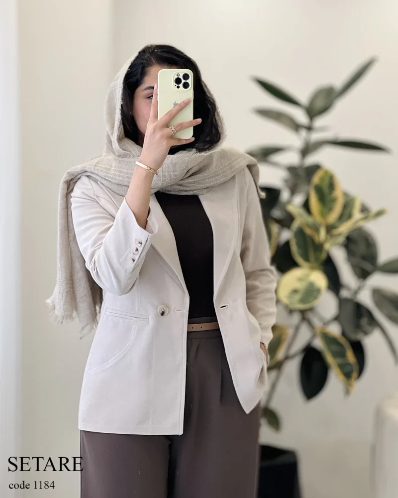 کت مدل ستاره جنس کتون ایشو کد 1184 - تصویر 5