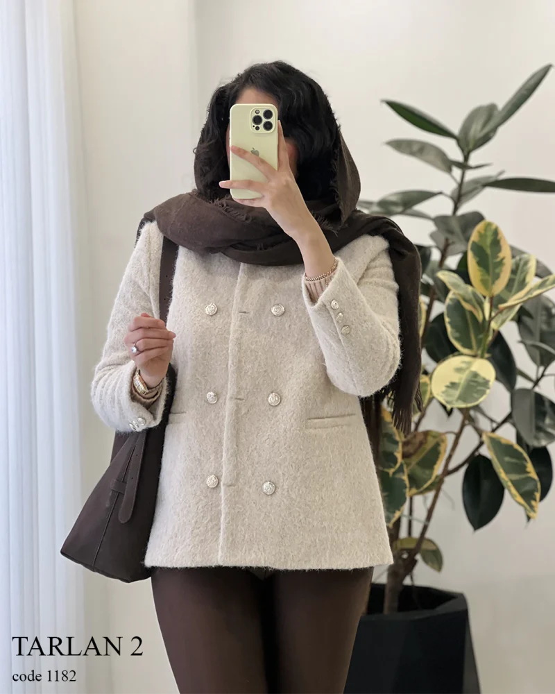 پالتو کتی ترلان 2جنس فوتر سموری ترک کد 1182 - تصویر 4