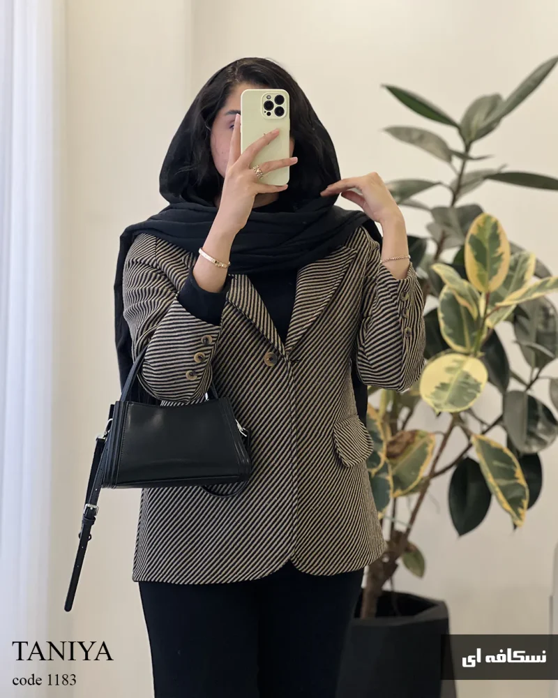 مدل تانیا جنس فوتر کجراه توییت کد 1183 - تصویر 4