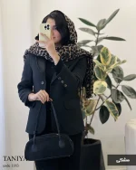 مدل تانیا جنس فوتر کجراه توییت کد 1183 - تصویر 2