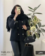 پالتو کتی ترلان 2جنس فوتر سموری ترک کد 1182 - تصویر 2