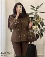 پالتو کتی ترلان 2جنس فوتر سموری ترک کد 1182