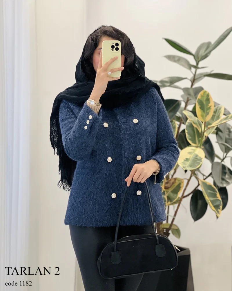 پالتو کتی ترلان 2جنس فوتر سموری ترک کد 1182 - تصویر 9