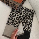 شال پاییزه پلنگی مدل نایا کد 1166