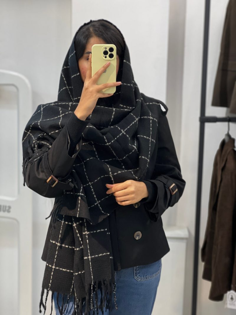 شال مدل سالومه موهر درجه یک کد 1167 - تصویر 2