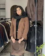 کت مدل مهین جنس مخمل لمزور کبریتی ترک کد 1193 - تصویر 11