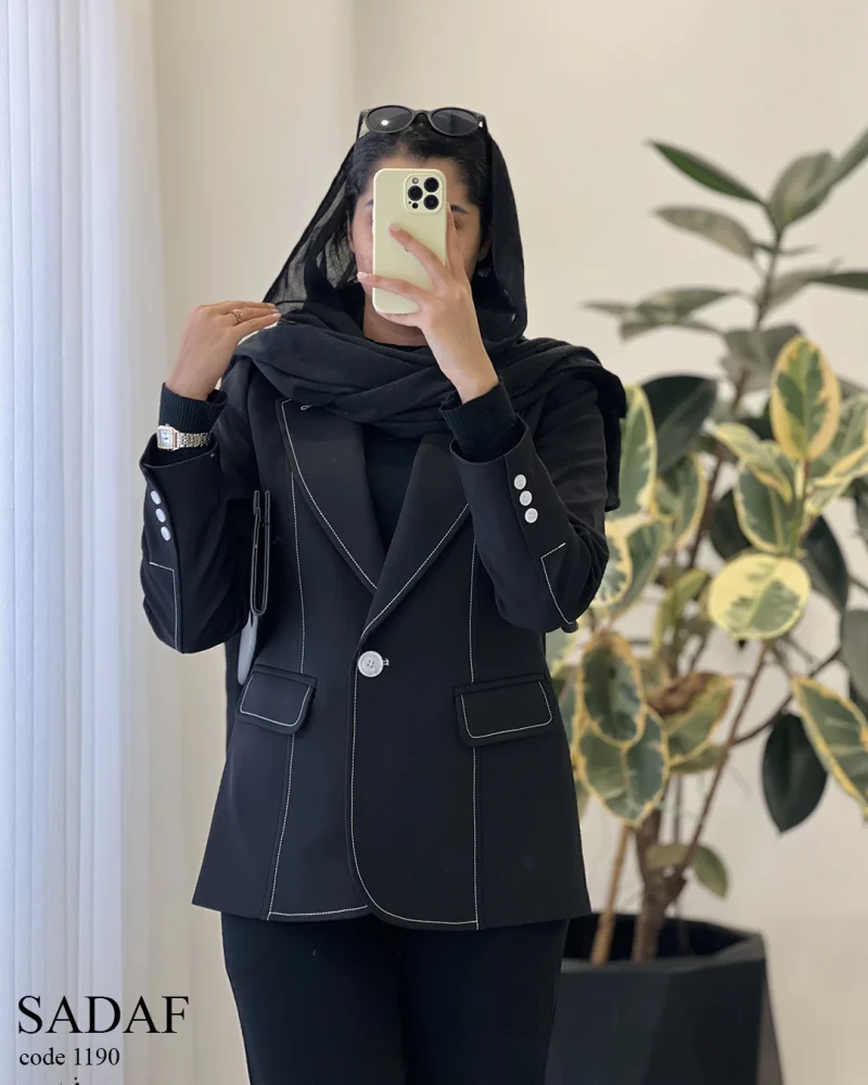 کت صدف جنس پرادا ترک کد 1190 - تصویر 4