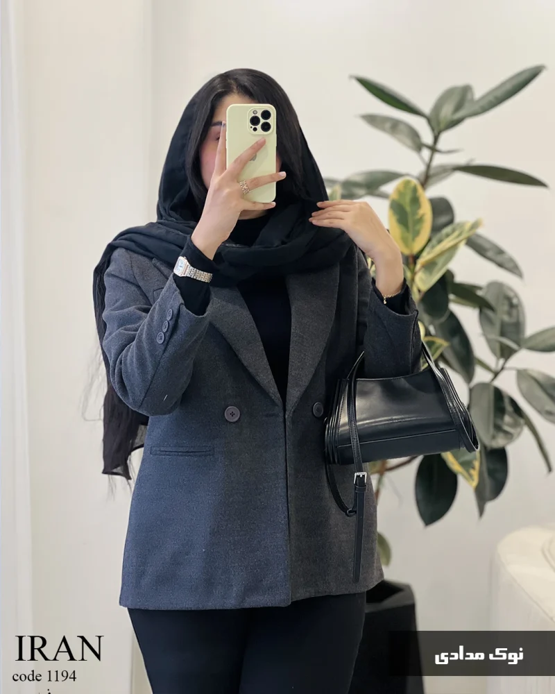 پالتو کتی ایران جنس فوتر گرم بالا کد 1194 - تصویر 3