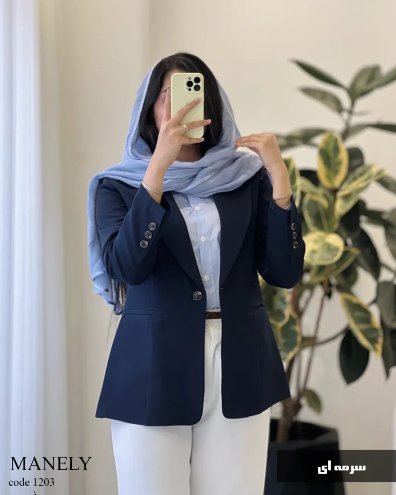 کت مدل مانلی جنس مازراتی کد 1203 - تصویر 2