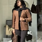 کت مدل مهین جنس مخمل لمزور کبریتی ترک کد 1193