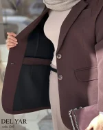کت دل یار جنس مازراتی نخ توییست کد 1205 - تصویر 5