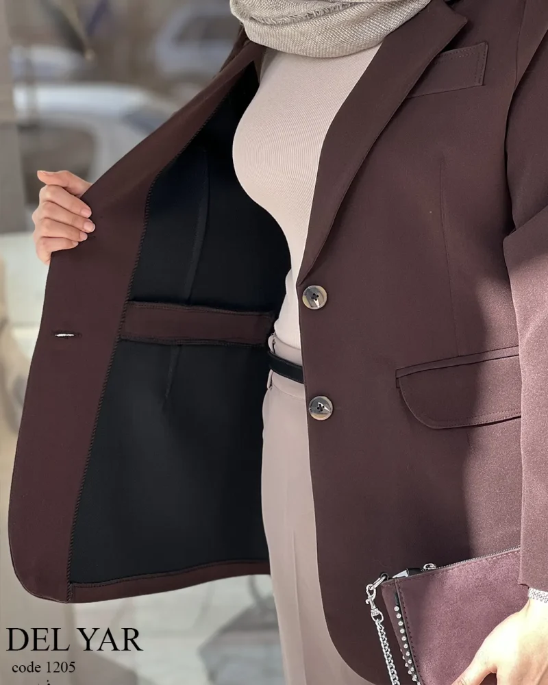 کت دل یار جنس مازراتی نخ توییست کد 1205 - تصویر 5