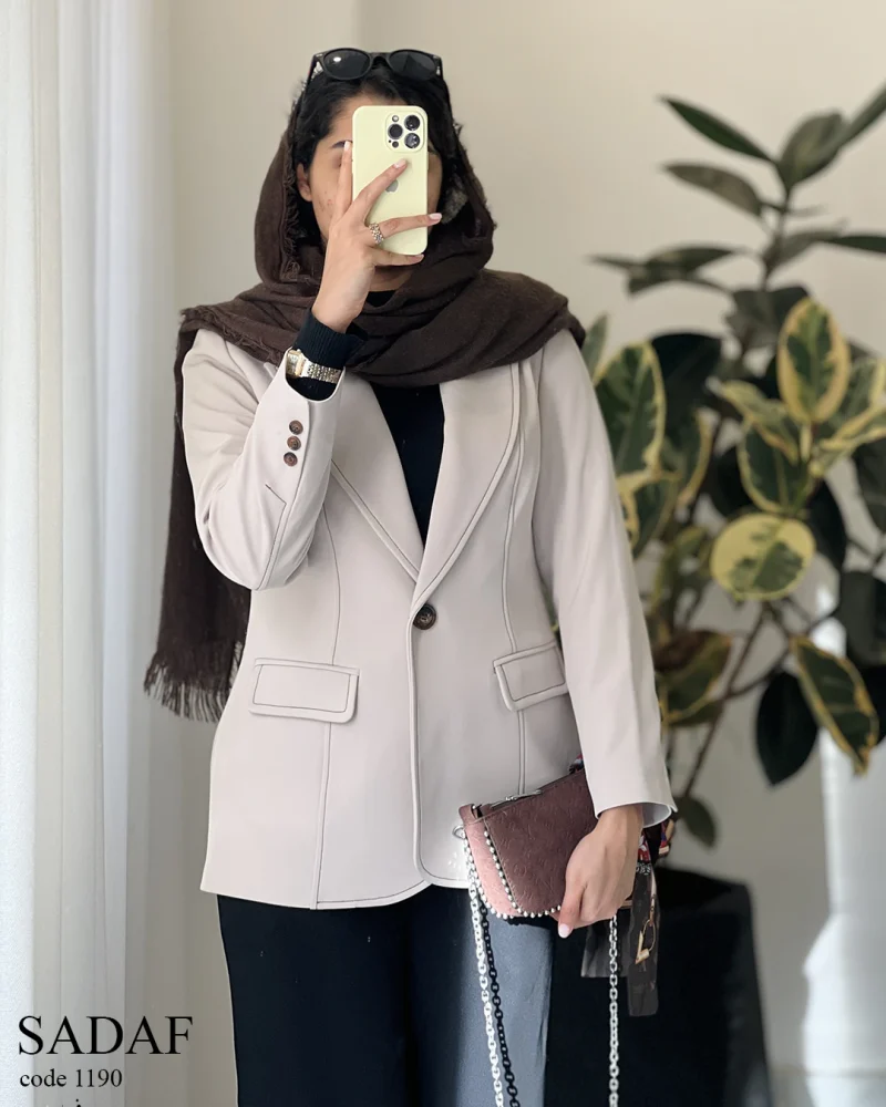 کت صدف جنس پرادا ترک کد 1190 - تصویر 5