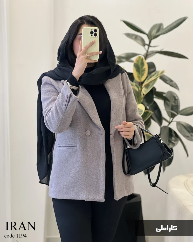 پالتو کتی ایران جنس فوتر گرم بالا کد 1194 - تصویر 4