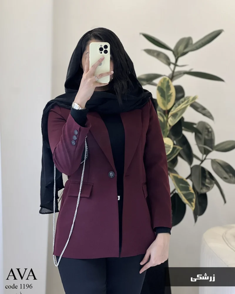 کت مازراتی مدل آوا گرم بالا نخ توییست کد 1196 - تصویر 4