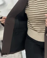 کت مازراتی مدل آوا گرم بالا نخ توییست کد 1196 - تصویر 9