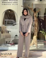 کت و شلوار مدل بهار جنس کرپ بزایاق ترک کد 1198 - تصویر 2