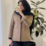 حراج پالتو کتی ایران جنس فوتر گرم بالا کد 1194