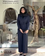 کت و شلوار مدل بهار جنس کرپ بزایاق ترک کد 1198 - تصویر 7