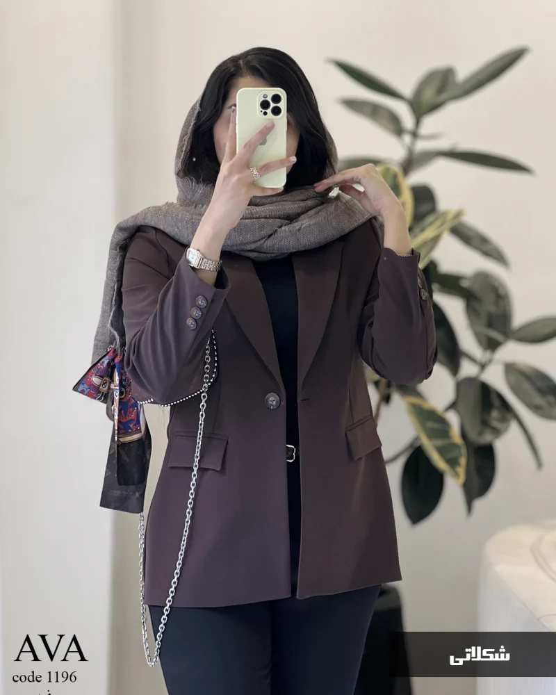 کت مازراتی مدل آوا گرم بالا نخ توییست کد 1196 - تصویر 6