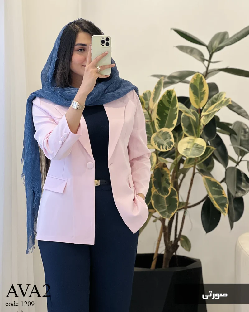 کت مدل آوا 2 جنس مازراتی کد 1209 - تصویر 4