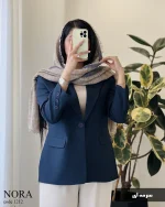 کت نورا جنس کرپ بزایاق ترک کد 1212 - تصویر 6