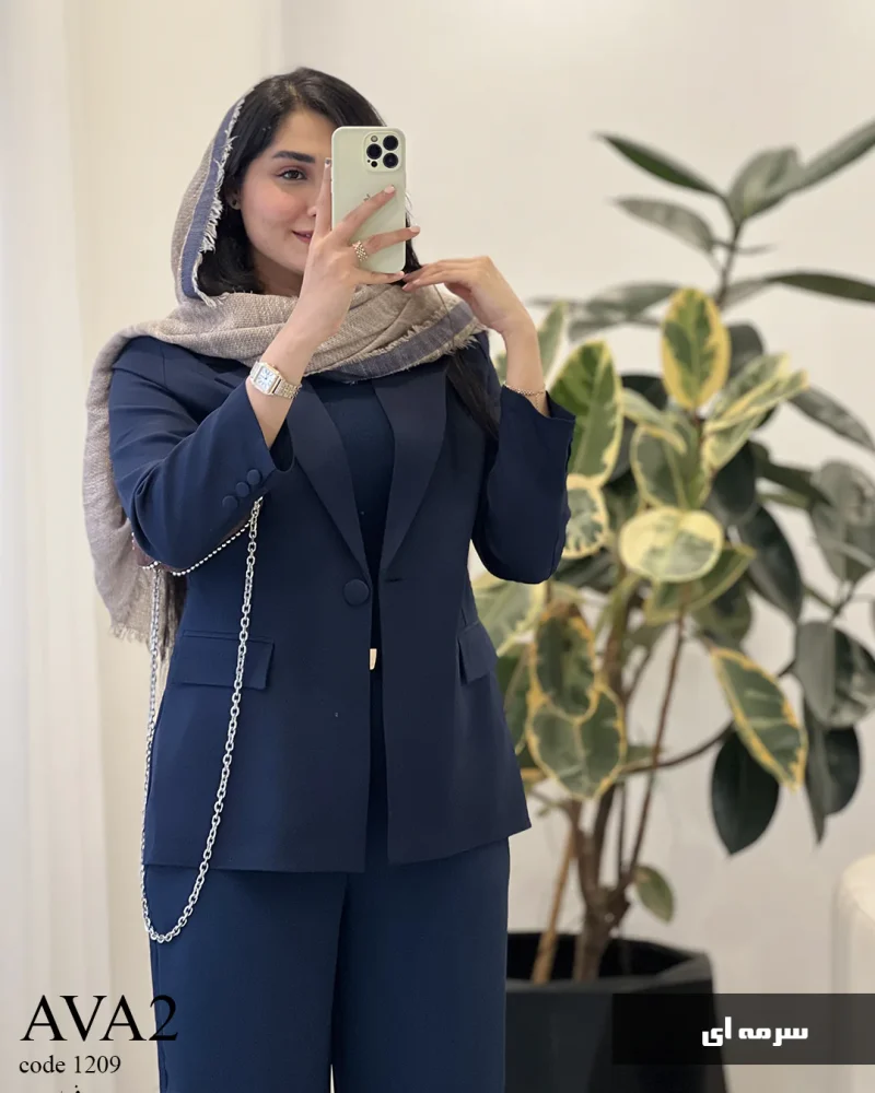 کت مدل آوا 2 جنس مازراتی کد 1209 - تصویر 11